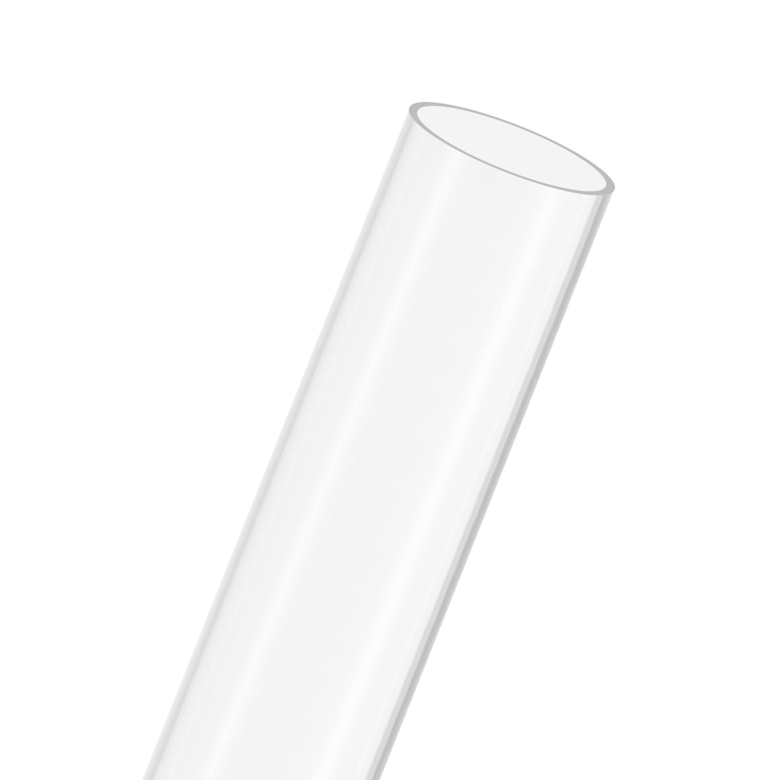 M METERXITY 1-Pack Clear Rigid Acrylic Pipe, 46mm[1.81"] ID x 50mm[1.97"] OD ...