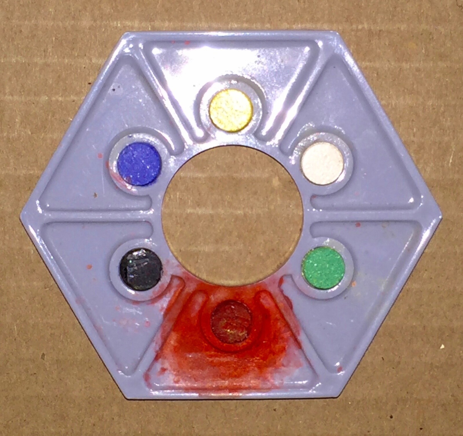 VINTAGE BACHMANN PLASTICVILLE COLOR PAINT PALETTE (#PF)