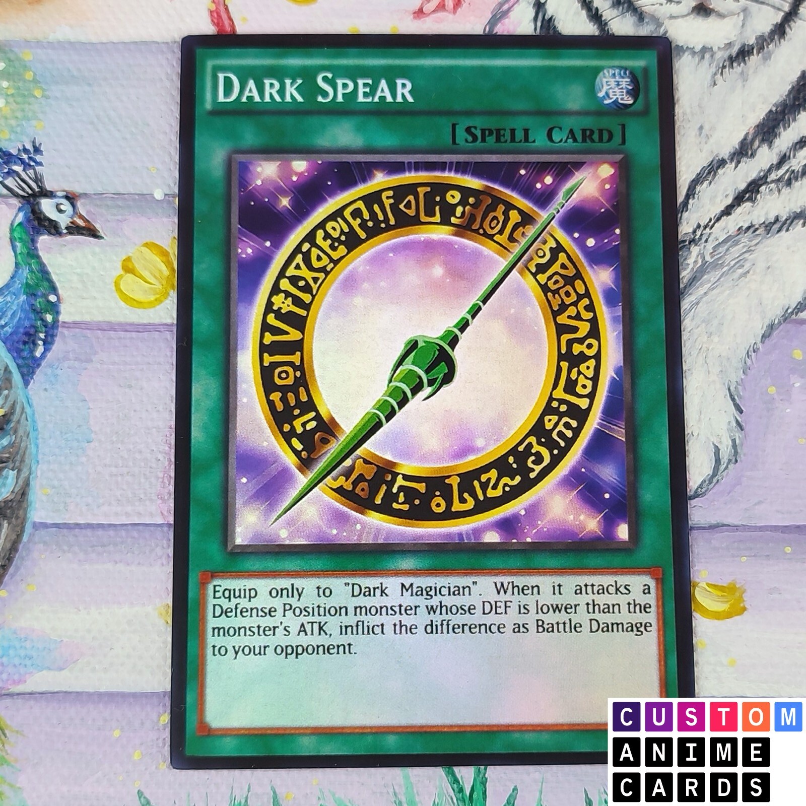 Dark Spear ANIME EFFECT HOLO card