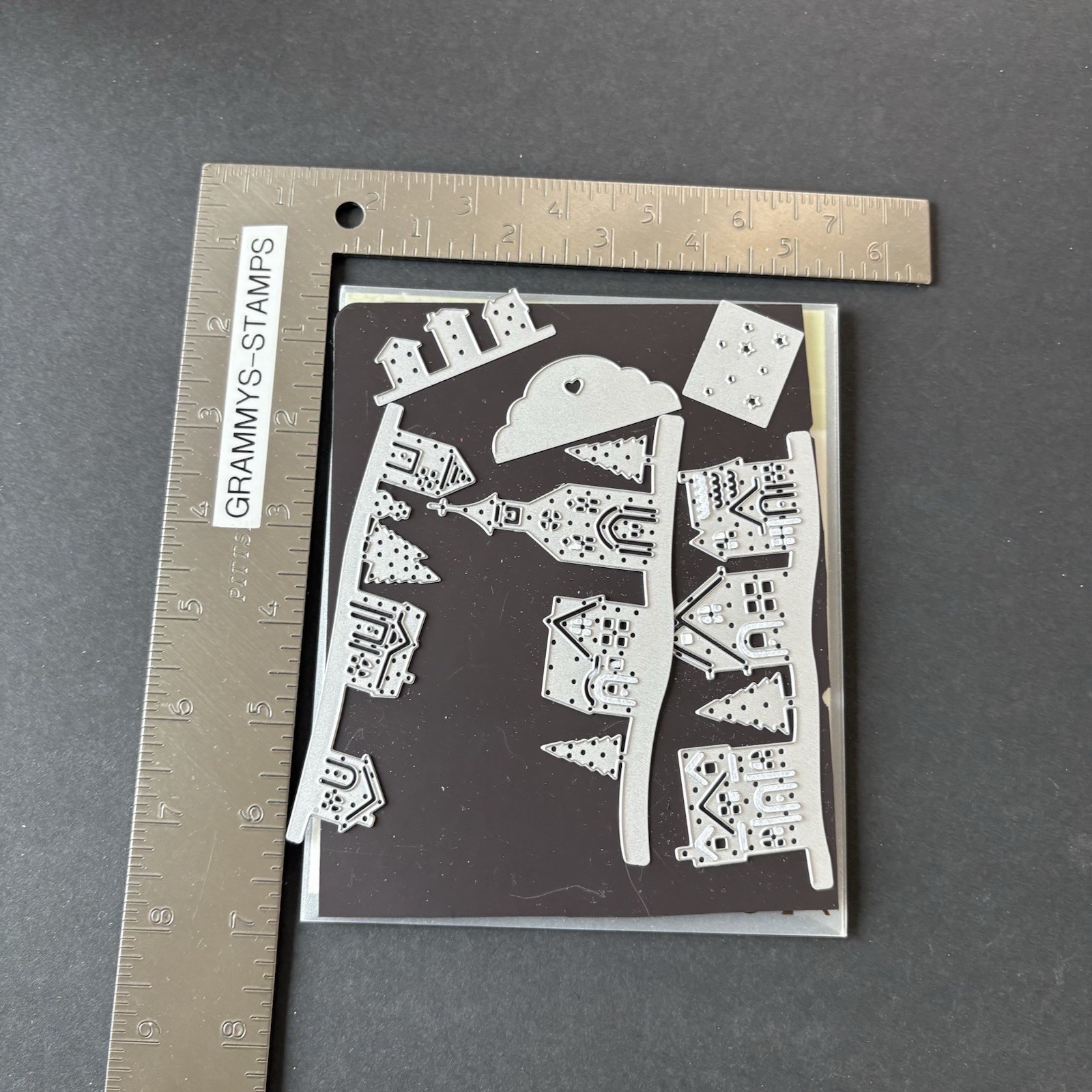 Stampin Up Hometown Greetings 144671 Thinlits Metal Cutting Dies Die Set Only