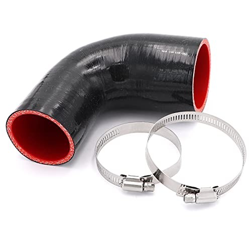 90 Degree 2 to 2-1/2 inch(51-63mm) Silicone Reducer 2" to 2 1/2" 90 degree