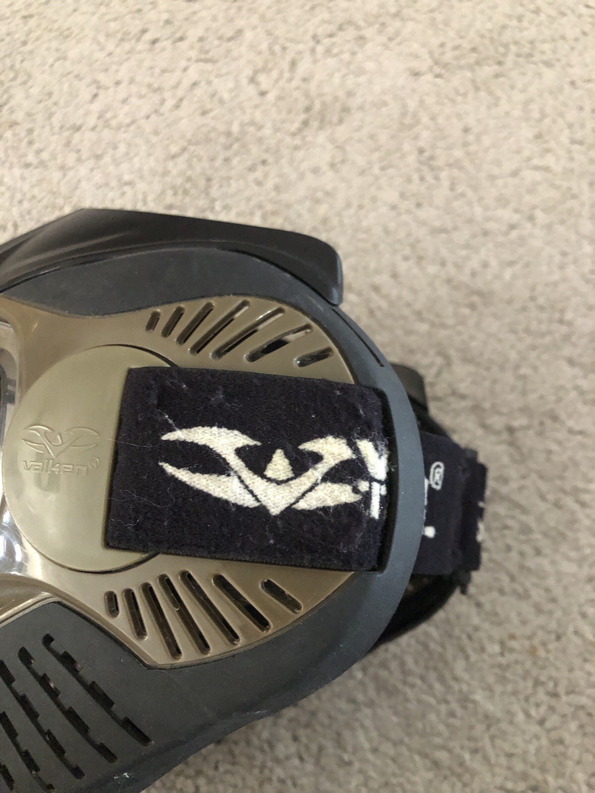 Valken Paintball Goggle Mask Visor Brown Vented Complete Read Descriptions