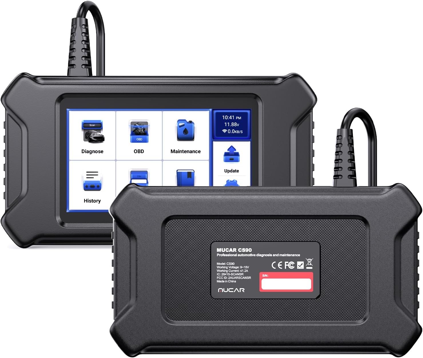 USED MUCAR CS90 Engine System Diagnostic OBD2 Scanner 28+Services Lifetime FREE