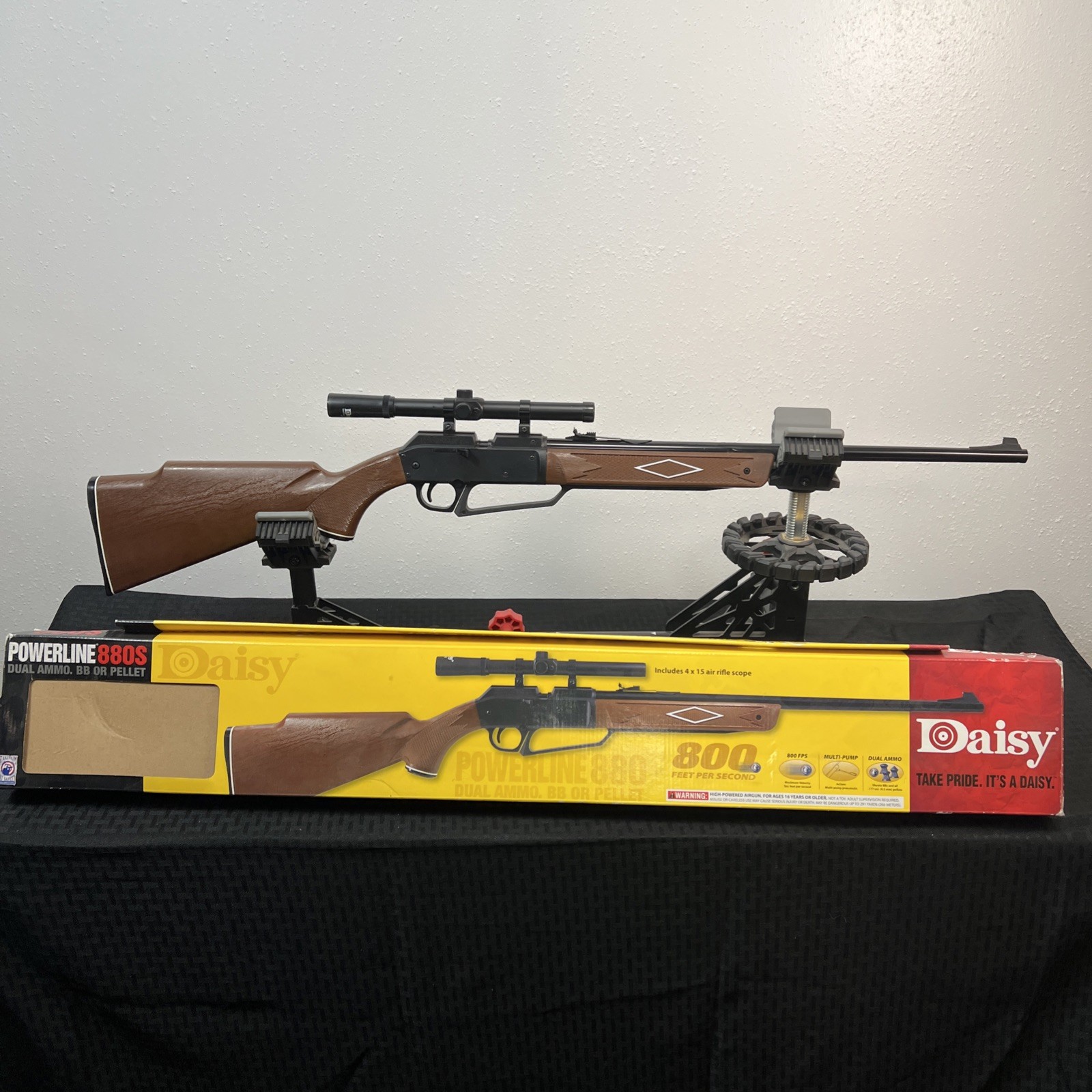 Daisy Powerline 880S .177 Caliber Air Rifle with Scope