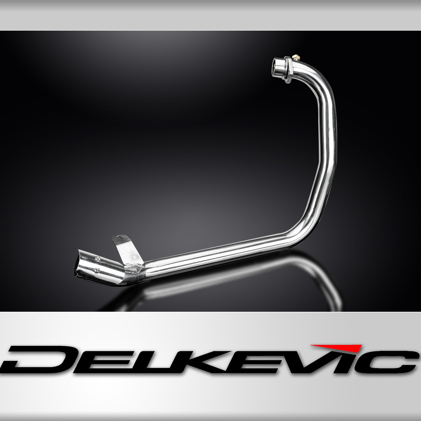 Royal Enfield Scram 411 2022-2024 Delkevic Stainless Exhaust Header Downpipe