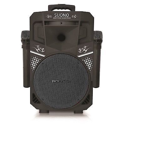 Pure Acoustics MCP-75 Suono Wireless Portable Bluetooth Speaker Karaoke Black