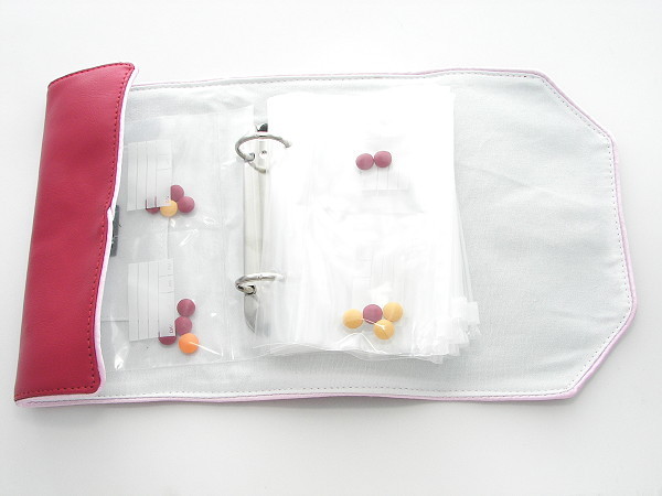 Wellness Travel Pak - Pill Organizer Wallet- In Black