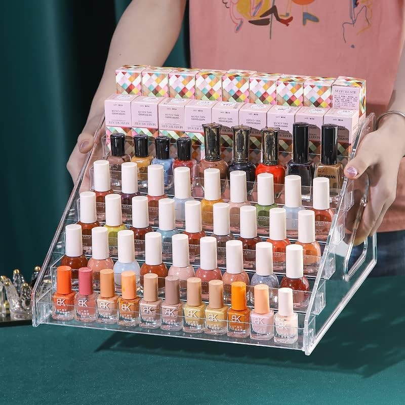 Sunglasses Organizer - Clear Eyeglasses Display Essential Oils Holder 4 Tier