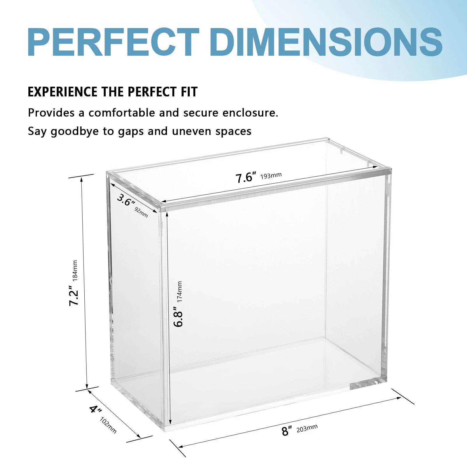 4 PCS etb protector case for Pokemon Acrylic display case for elite trainer box