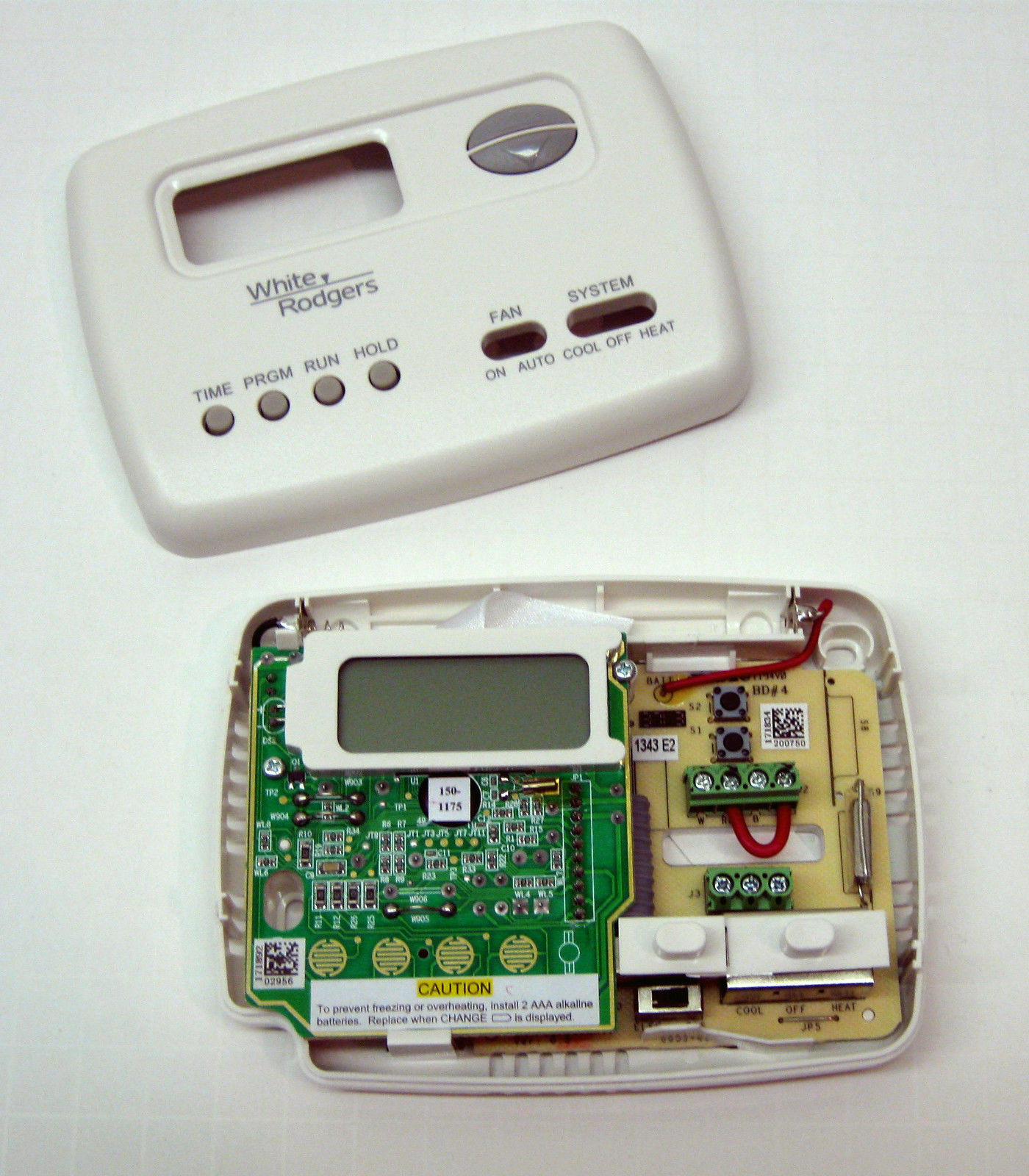 1F78-151 White Rodgers Wall Thermostat 24V Millivolt Battery Programmable 5+2