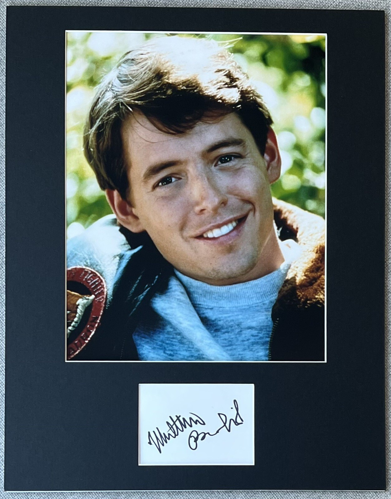 Matthew Broderick Signed In Person 11x14 Matted Autograph & Photo - Authentic