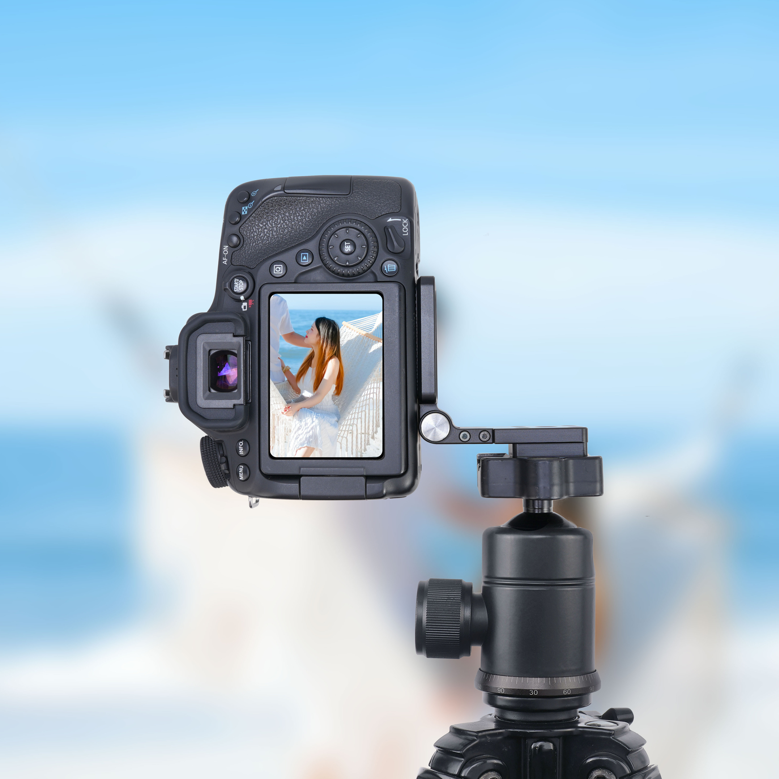 Foldable L-Shaped Quick Release Plate for Camera -Arca-Swiss Vertical/Horizontal