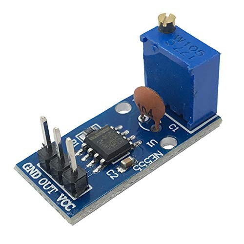 5PCS Pulse Generator Module NE555 Adjustable Resistance Frequency Single Chan...