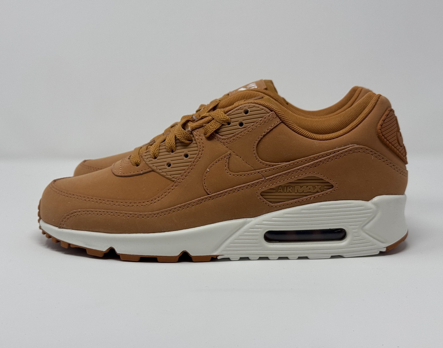 Nike Air Max 90 Premium Wheat Flax Sail Men's Shoes Sneakers New HJ3153-200