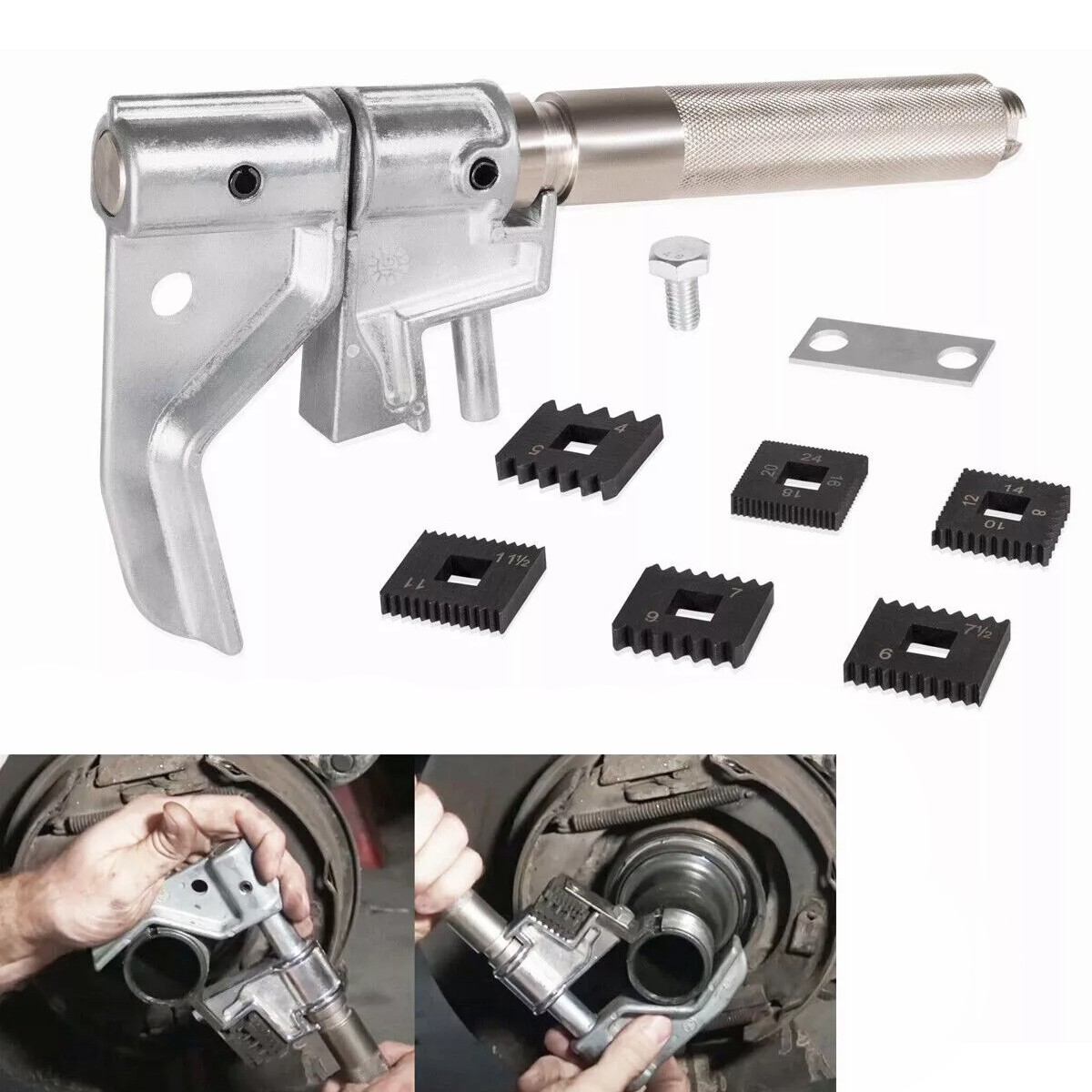 7402 Universal Outside Thread Chaser with 6 Dies 216884 Use for 1-1/4” to 5” O.D