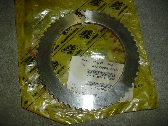 OEM GENUINE JCB PLATE PRESSURE, CLUTCH  331/31561