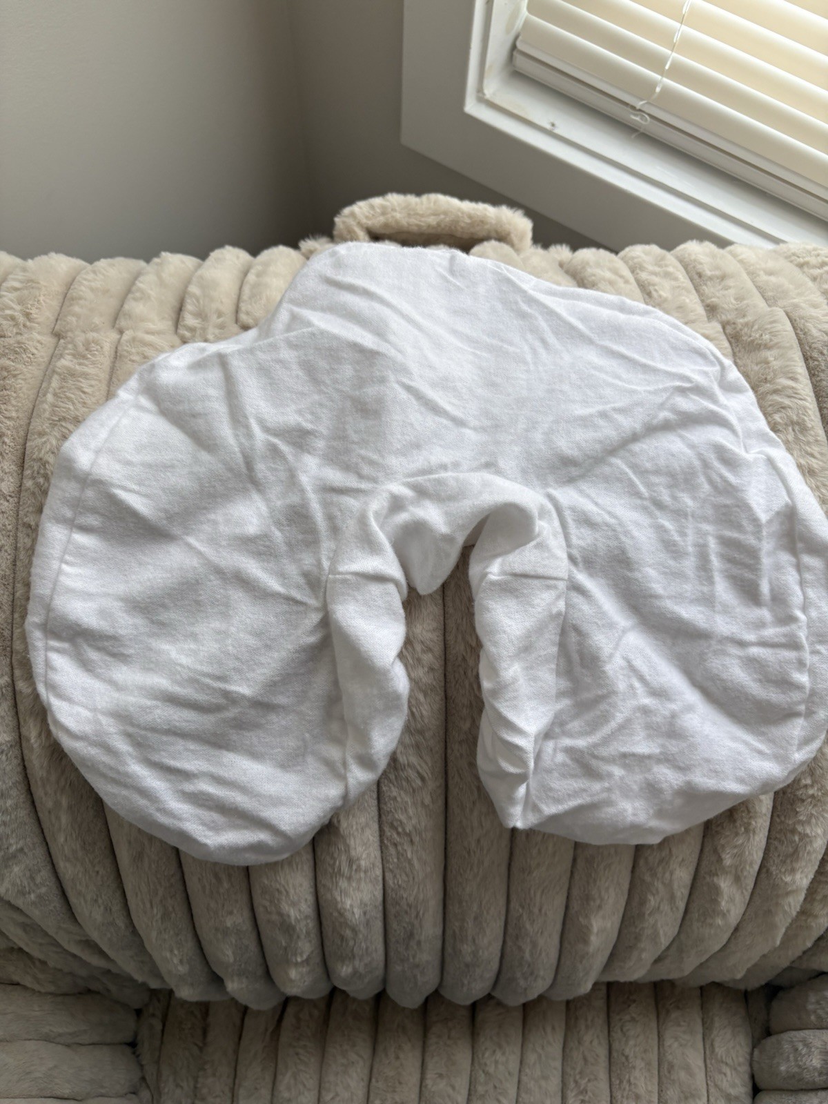 Professional Cotton Massage Table Pillow Cover - Soft, Reusable, White NEW