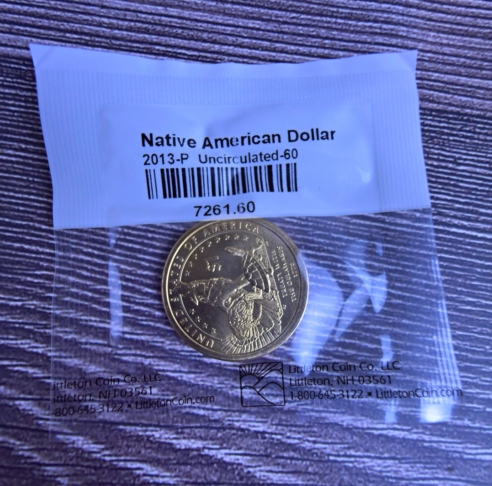 2013-P Native American Sacagawea Dollar UNC Littleton Select Coin