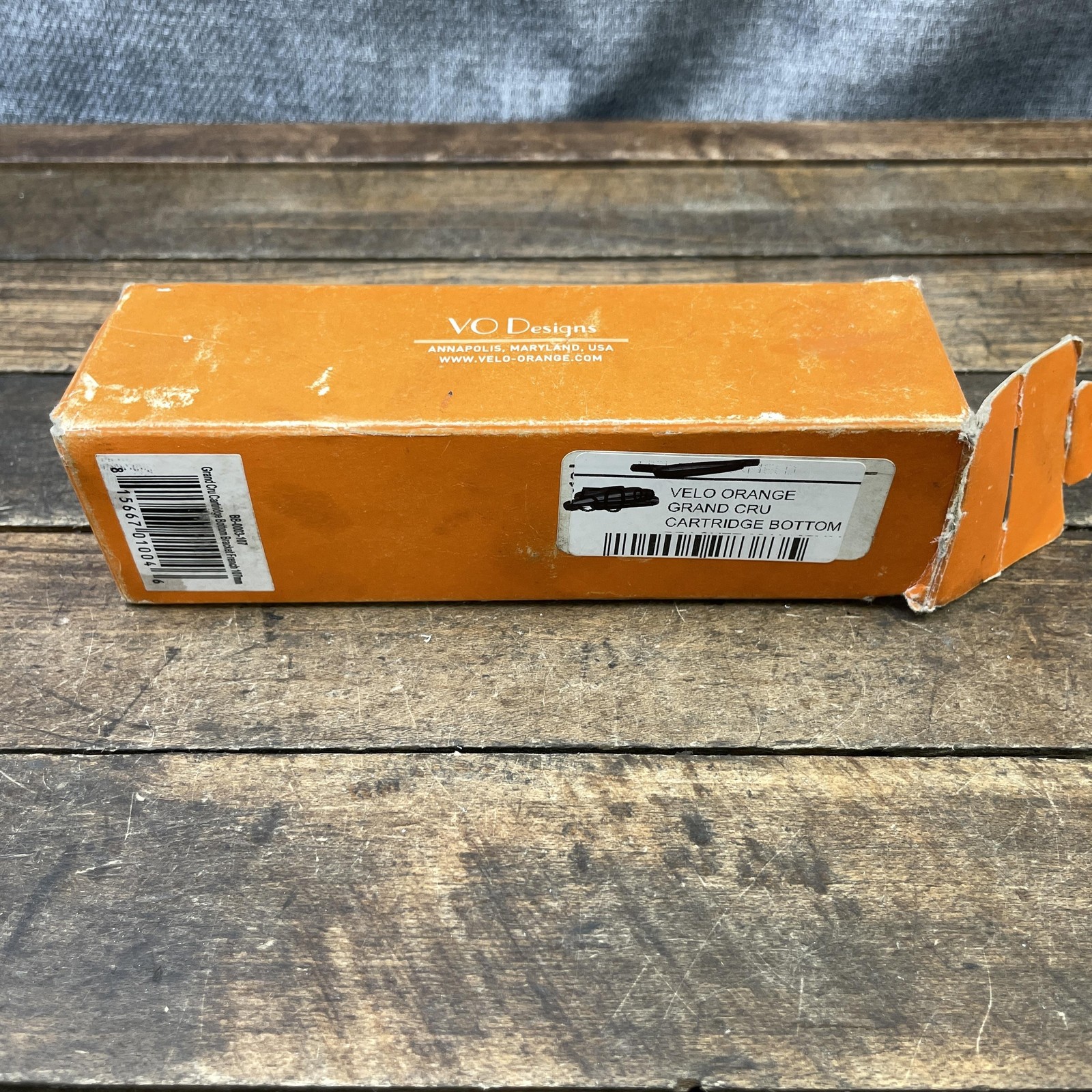 Velo Orange Grand Cru Bottom Bracket FRENCH 107mm Cartridge BB-0003-107 Sealed