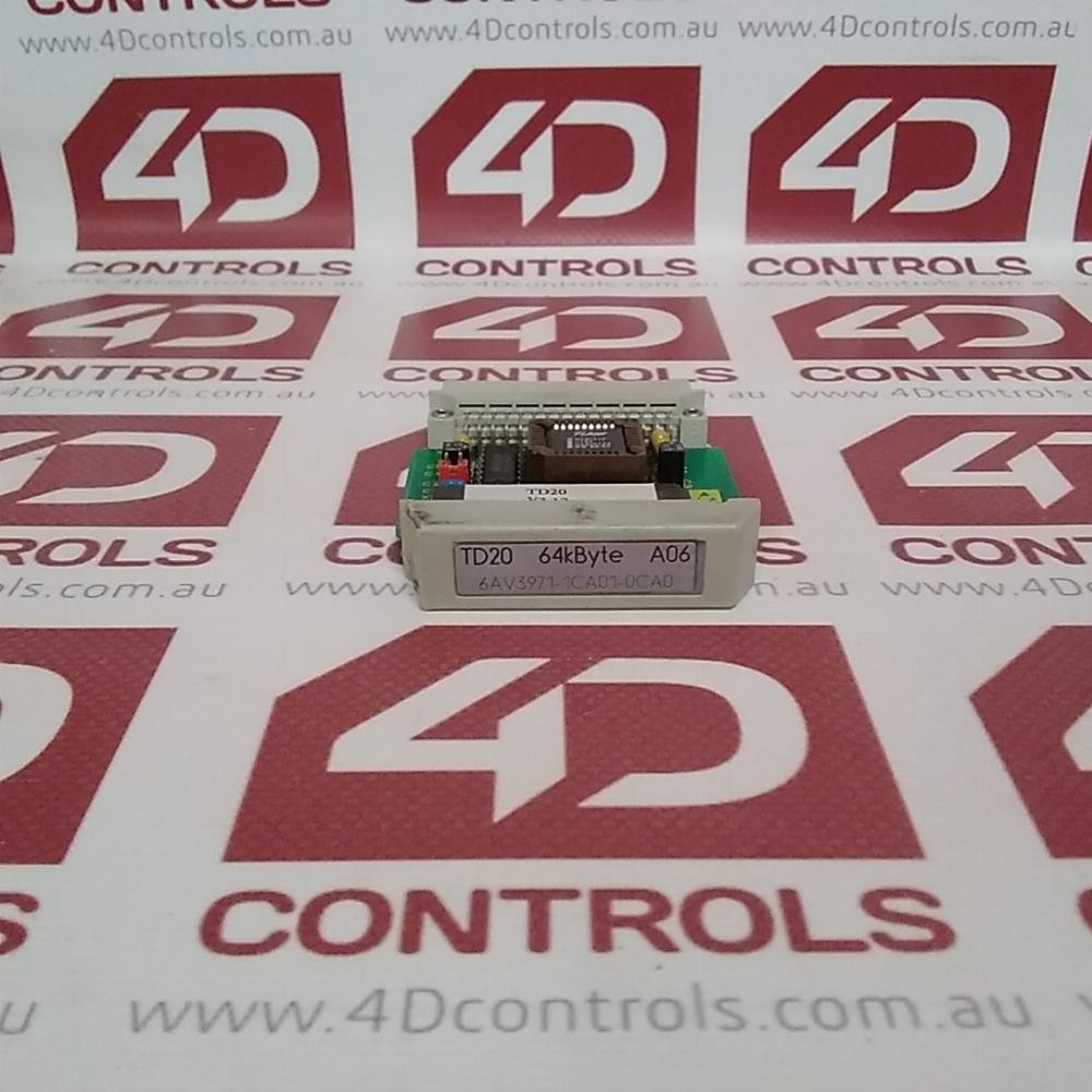 6AV3971-1CA01-0CA0 | Siemens | Memory Module, TD20 64KB, 48 Pin Connector, Used