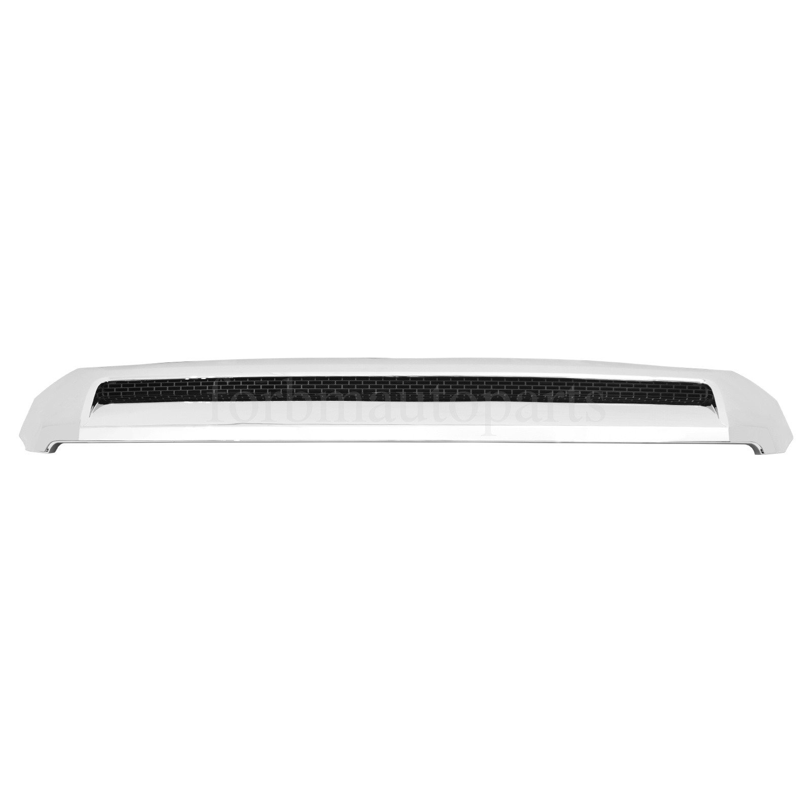Fits 2014-21 Toyota Tundra Silver Front Upper Hood Bulge Molding Grille Trim