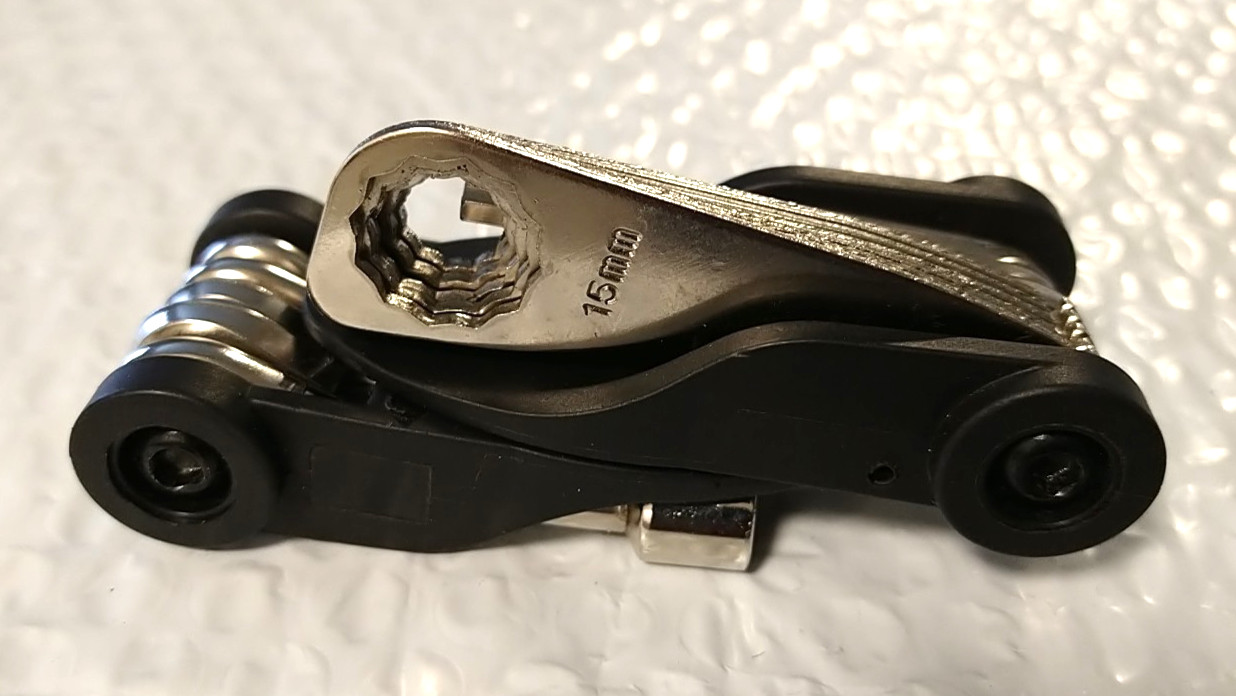 MULTI PURPOSE POCKET TOOL * WITH 14 DIFFERENT TOOLS & POUCH *