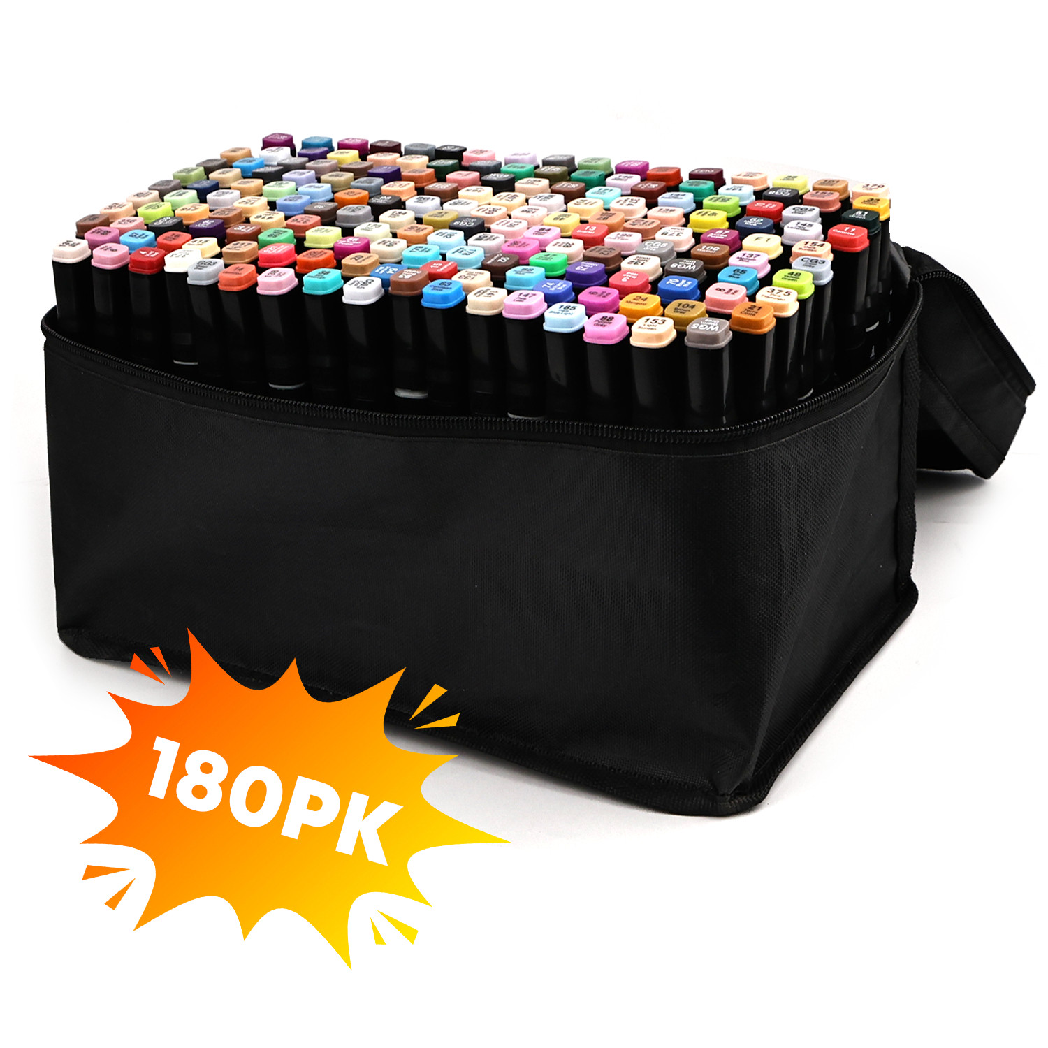 180 Colors Alcohol Based Markers Dual Tip Drawing Markers Set for Drawing