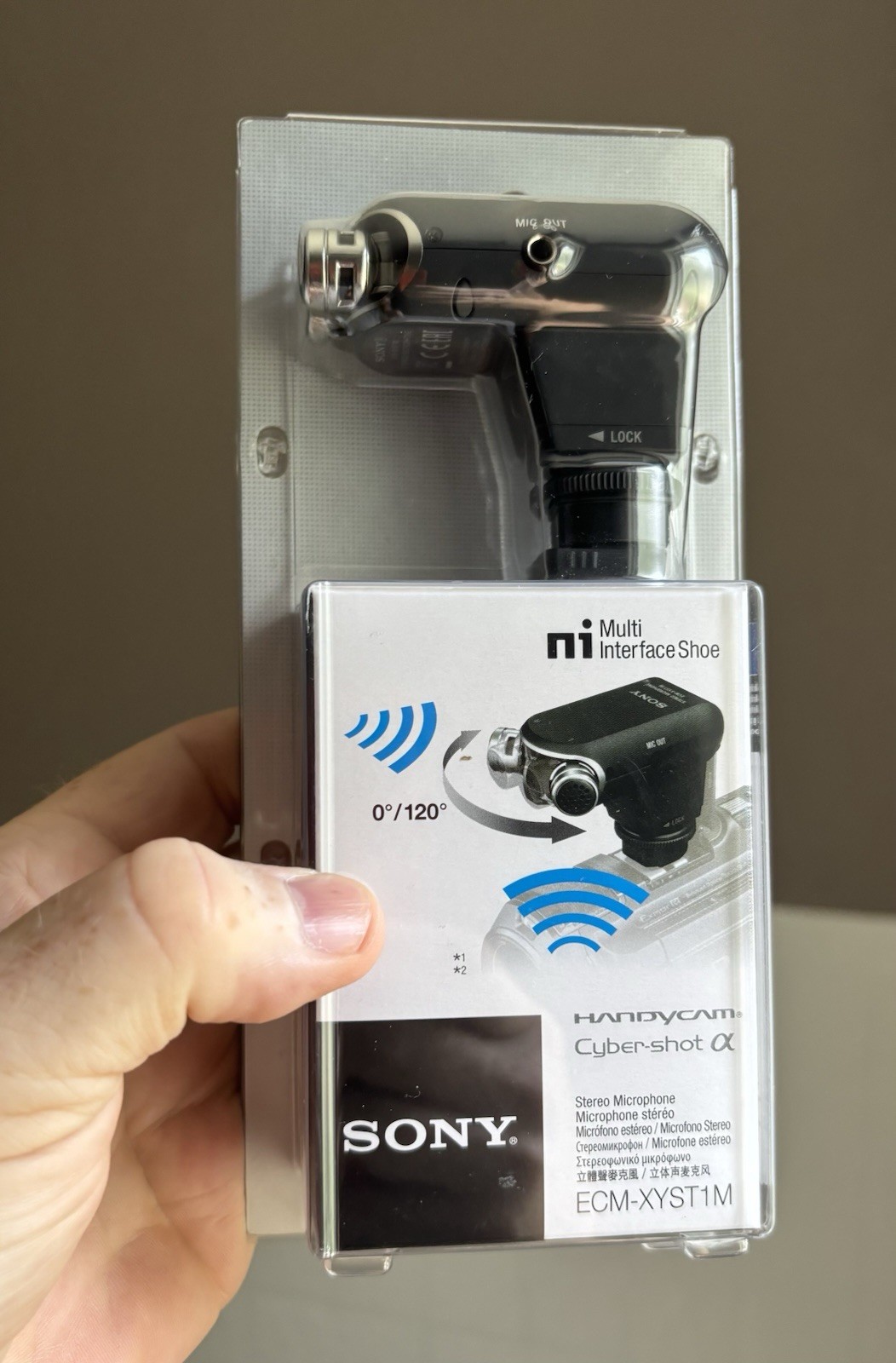 Sony ECM-XYST1M Stereo Microphone Multi Interface Shoe Plug-in Power~NEW SEALED