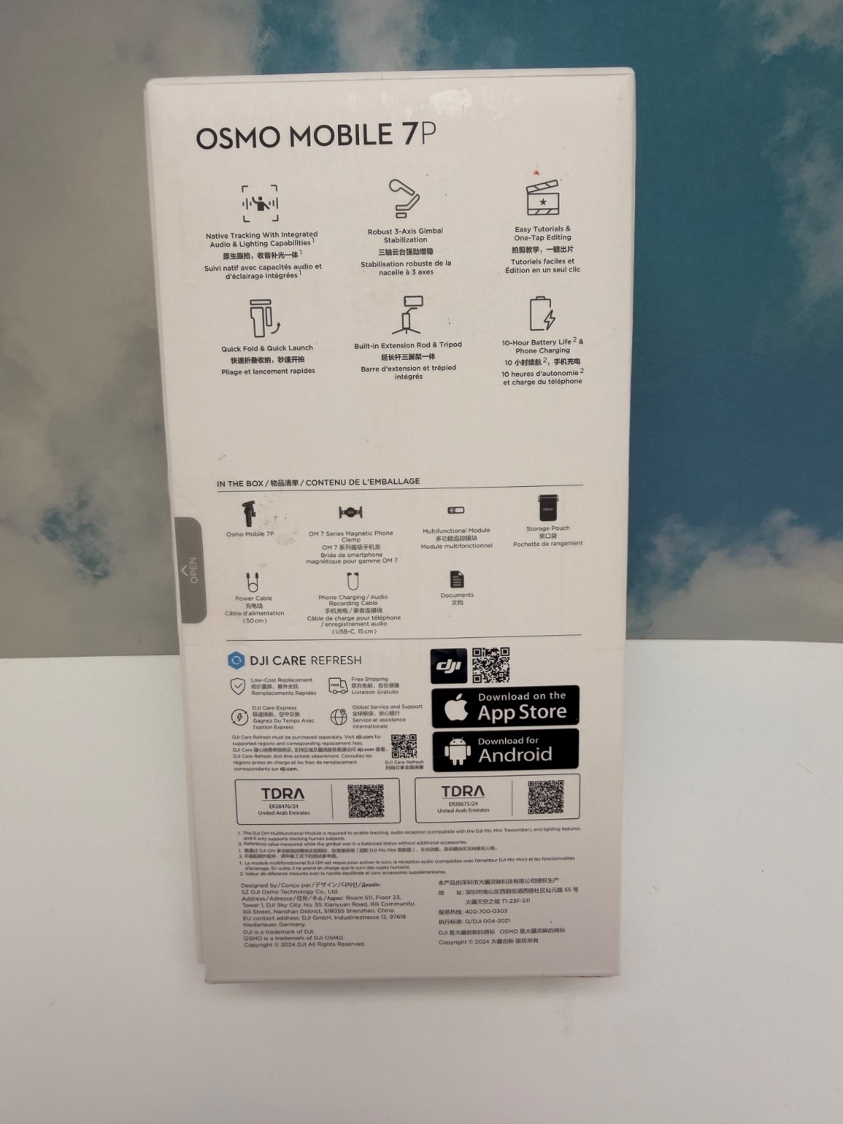 DJI Osmo Mobile 7P Smartphone 3-Axis Gimbal Stabilizer