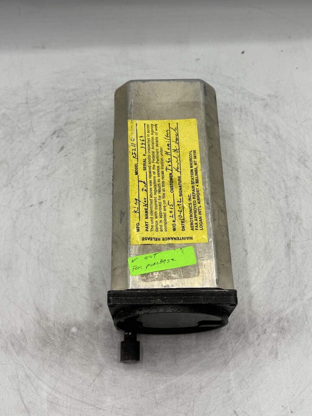 King KI-211C Course Selector Indicator P/N 069-1010-04 READ