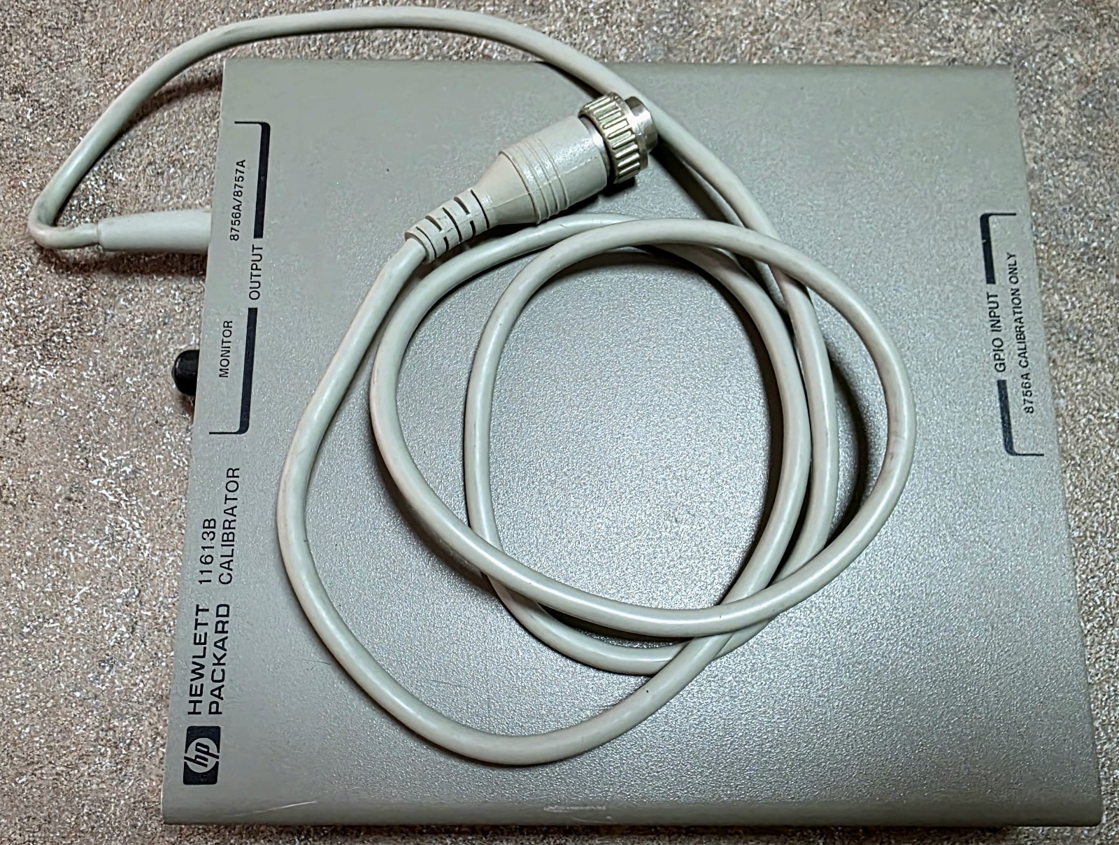 HP, Agilent Keysight 11613B Calibrator for Scalar Network Analyzer + GPIO cable