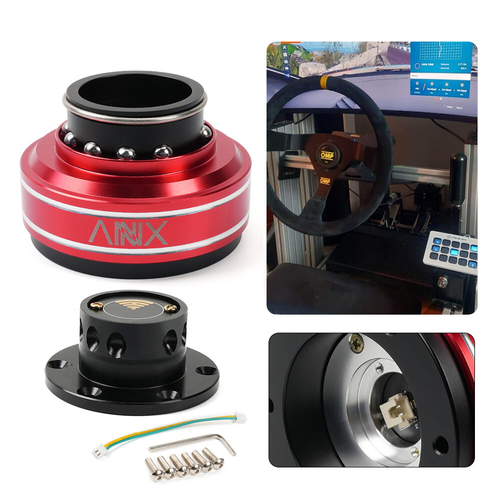 Racing Simulator Game Steering Wheel Quick Release Adapter 70mm For MOZA Simagic
