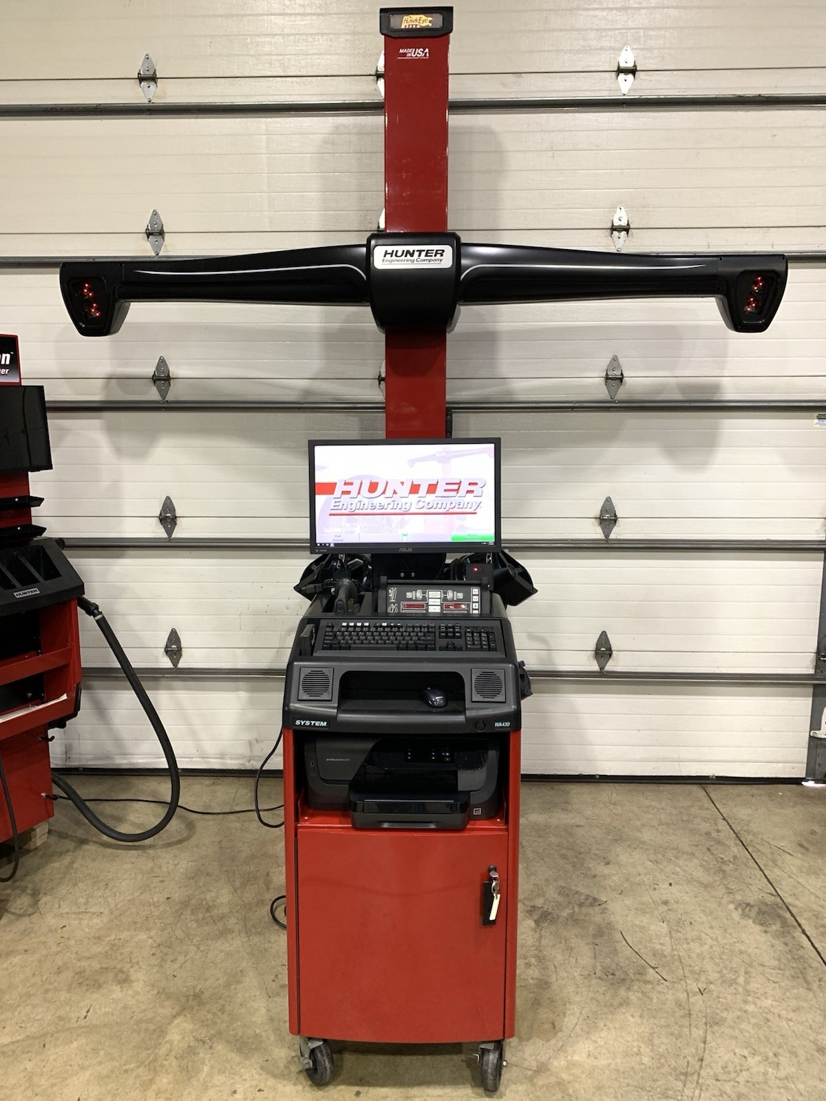 Hunter Hawkeye Elite Alignment Machine HW2 Upgrade 2025  Specs VIN Scan Wireless