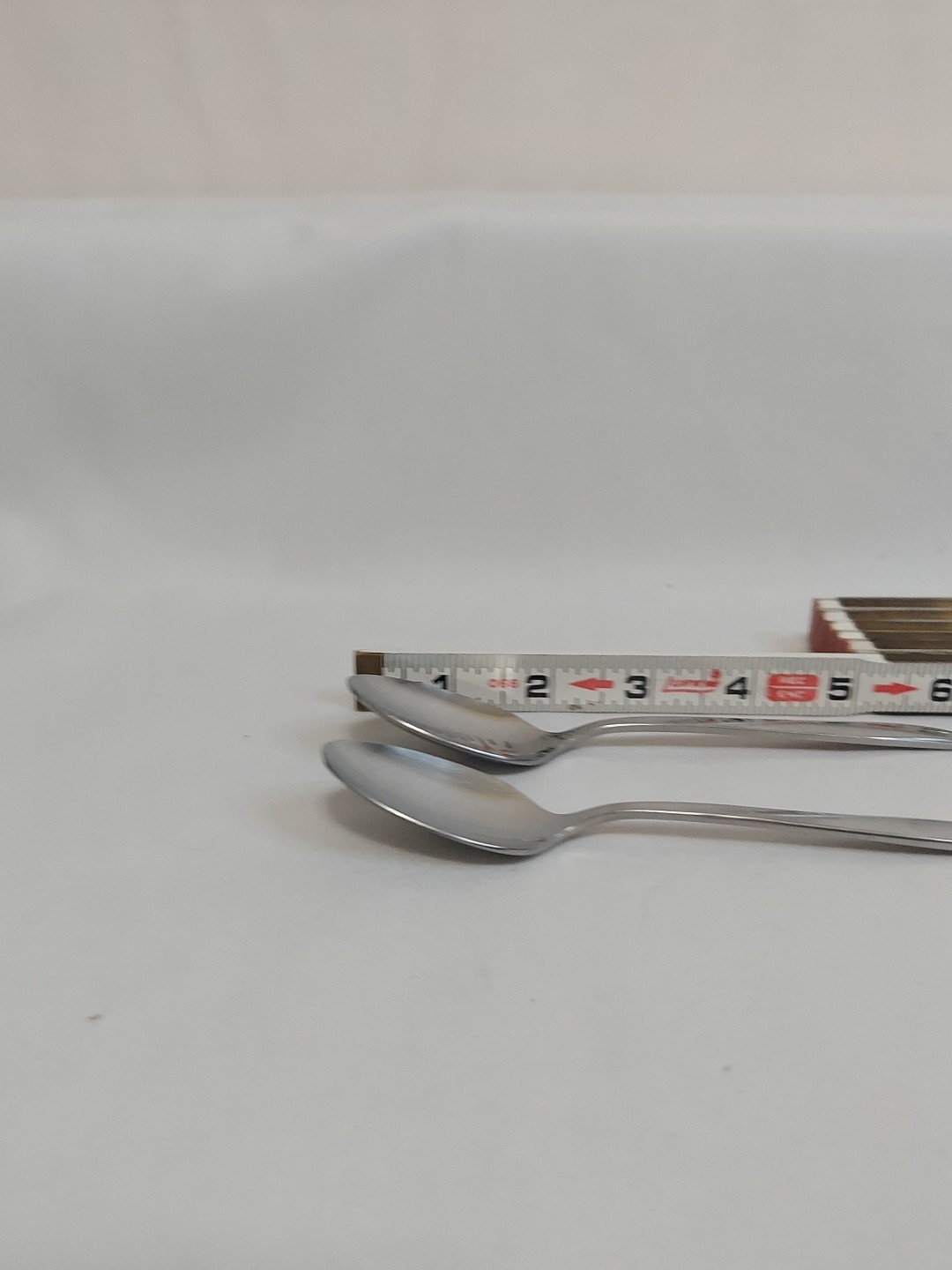 2 Oneida Community Atomic Twin Star Stainless Flatware Spoons EUC
