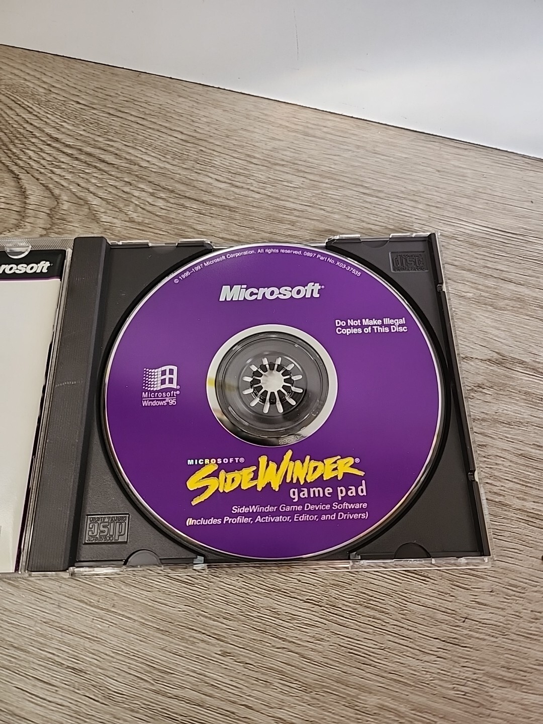 Microsoft SideWinder Gamepad Device Software ONLY (No controller 1997