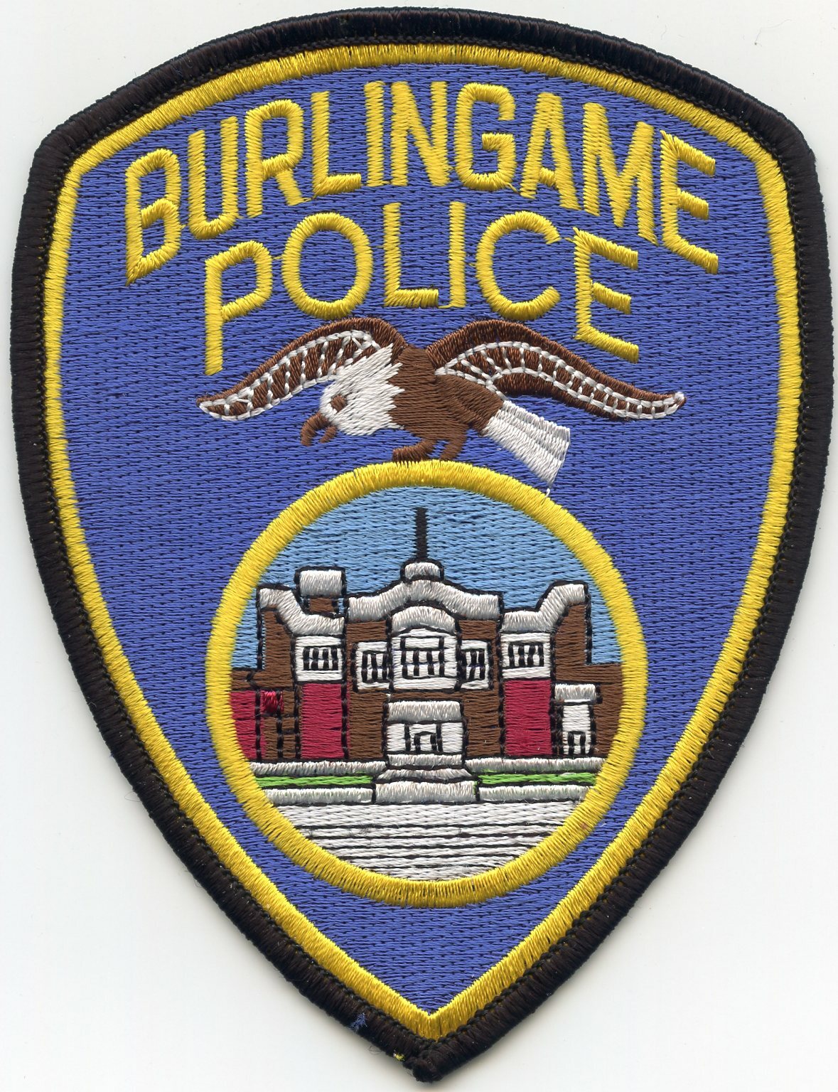 BURLINGAME CALIFORNIA CA POLICE PATCH