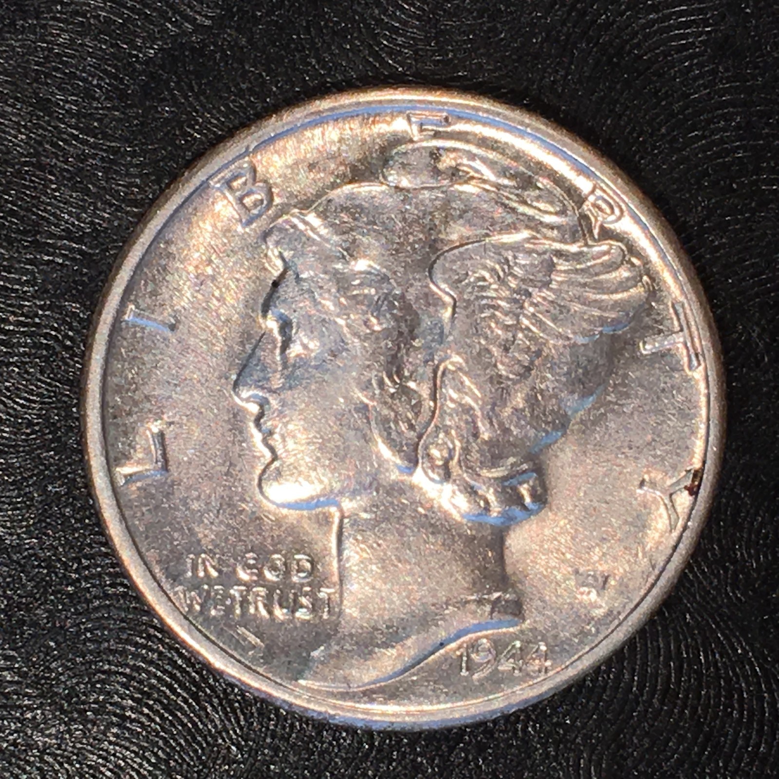 1944-D Mercury Silver Dime - Nearly Uncirculated - High Quality Scans #G579