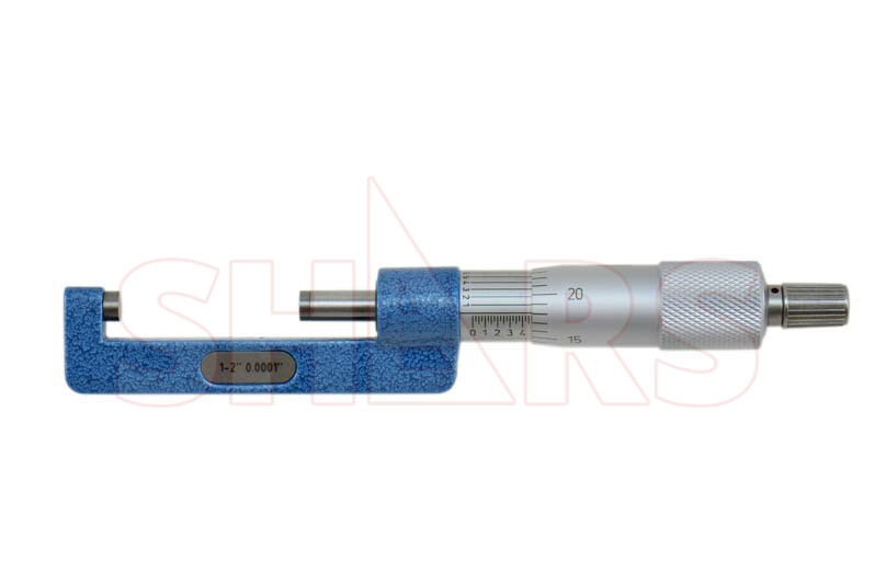 Shars 1 - 2" Mechanical Hub Micrometer Set .0001" Carbide Thickness P}