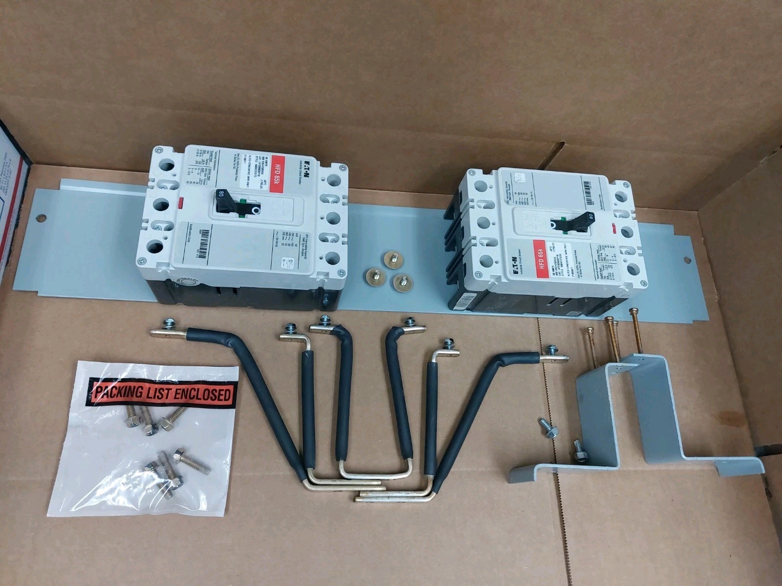 EATON HFD3080 3POLE 80A 480V-240V FOR PRL4 BOLT IN PANELBOARDS  (2pc) FINGER KIT