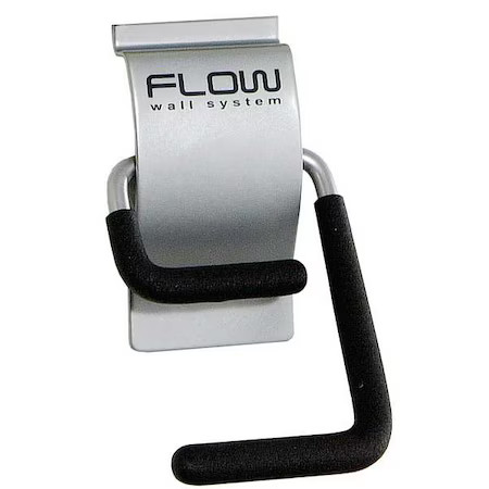 Flow Wall Fsh-039-4 S-Hook, Hanging, 25 Lb., Gray/Black, Pk4
