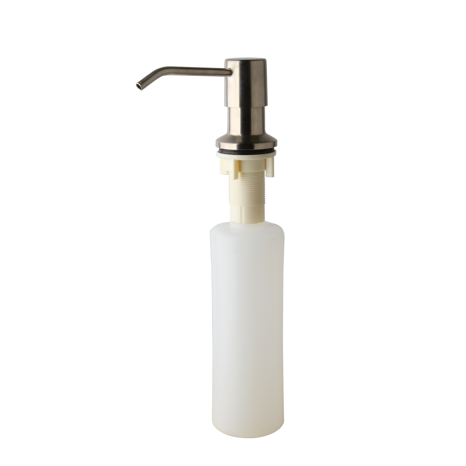 Deck Mounted Brushed Nickel Liquid Soap Dispenser Pump Bottle For Kitchen Sink