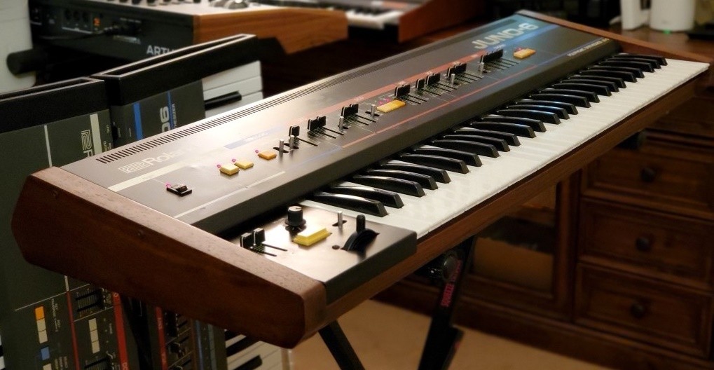Roland Juno-60 / Juno-6 Replacement Side Panels - Solid Walnut - Brand New