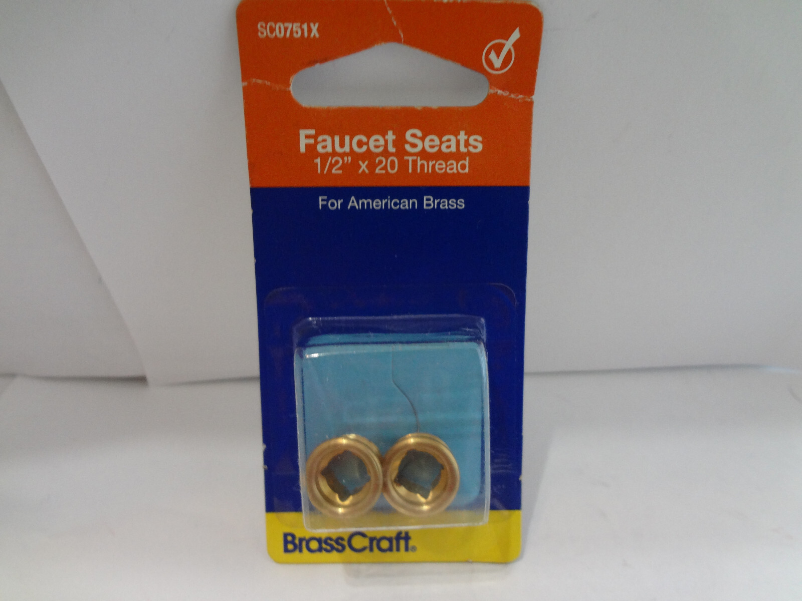 Brass Craft SC0751X Faucet Seat 1/2" x 20 Thread for American Brass (pair)