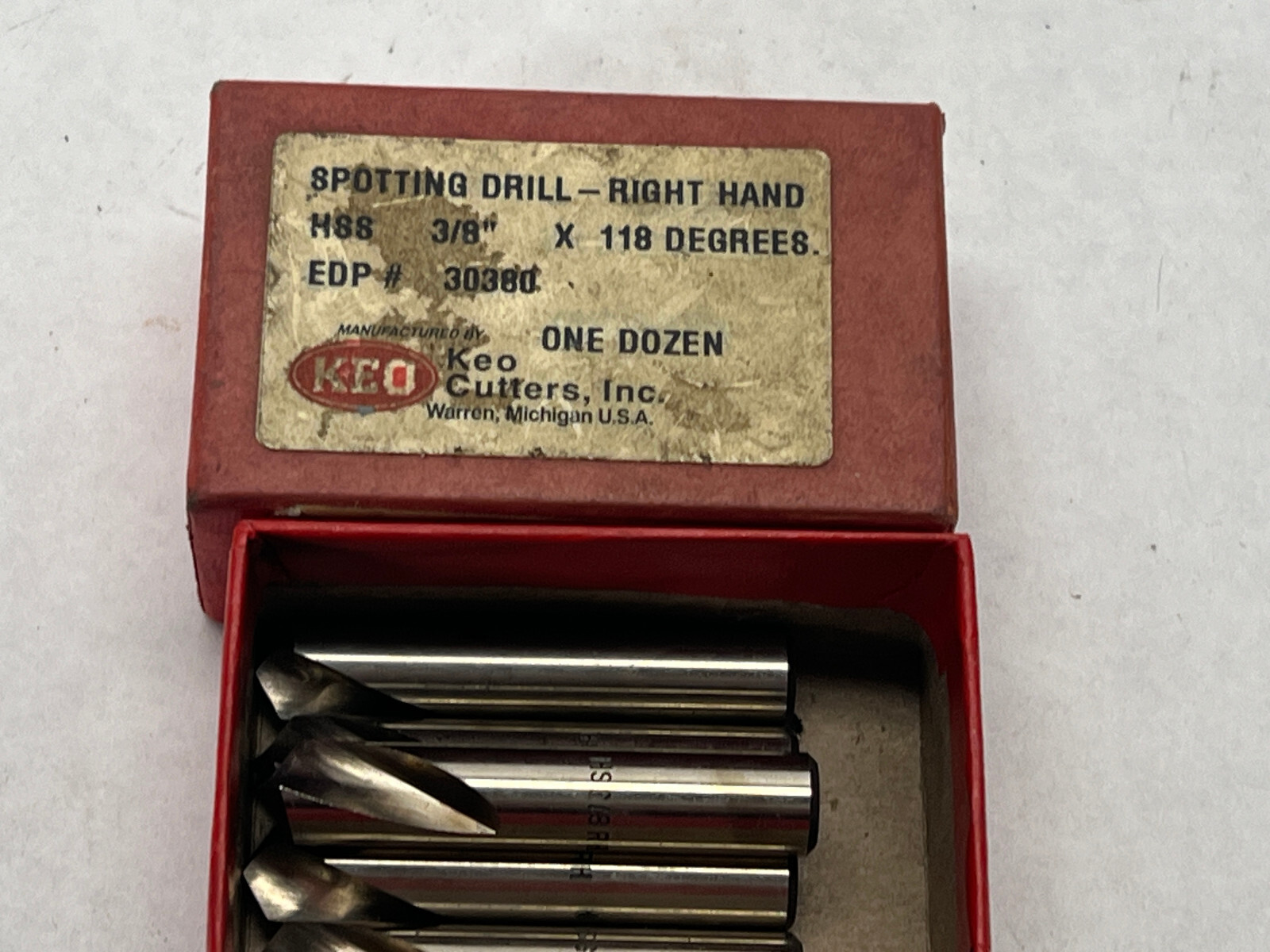 KEO CUTTERS HSS 3/8" X 118 DEGREES RIGHT HAND, 30380, 71330245