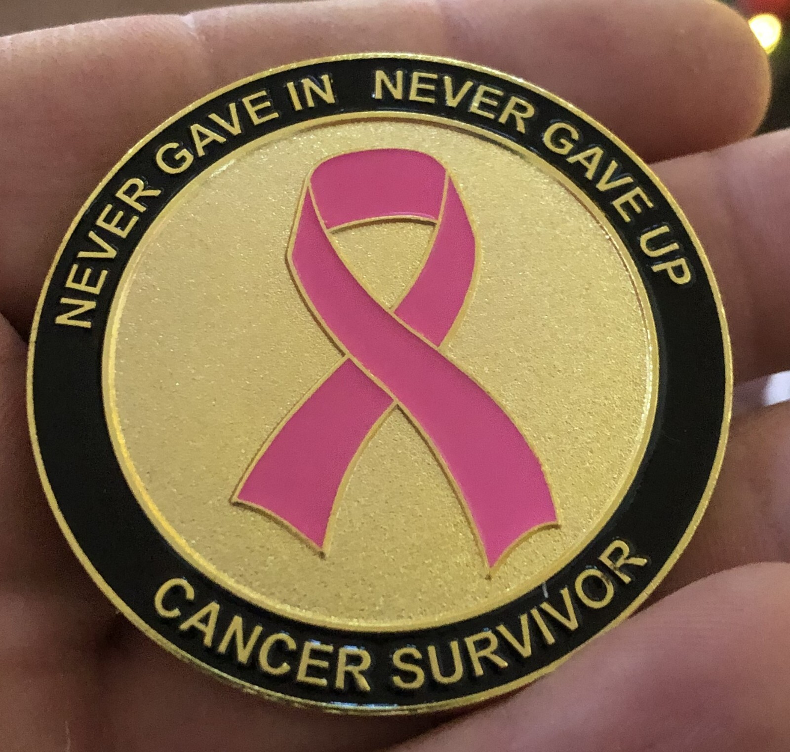 Breast Cancer Challenge Coin for Breast Cancer Survivors