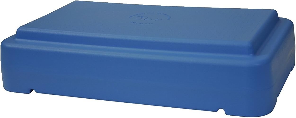 The Step (Made in USA) Stackable Aerobic Exercise Platform with 6 inch, Blue