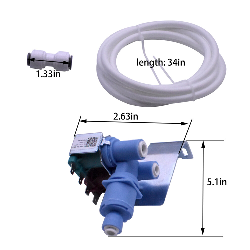 IMV708 For W10408179 Whirlpool Kitchenaid Kenmore Refrigerator Water Valve