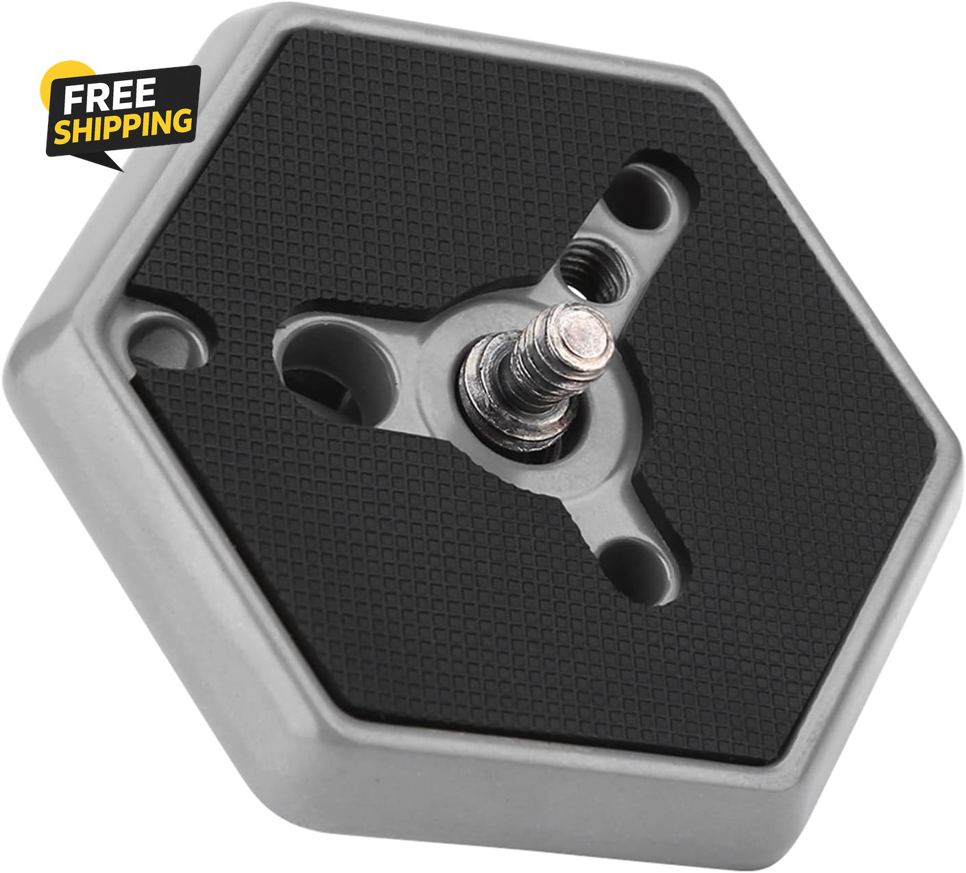 Hexagon Quick Release Plate for Tripod Camera, Bogen Quick Release