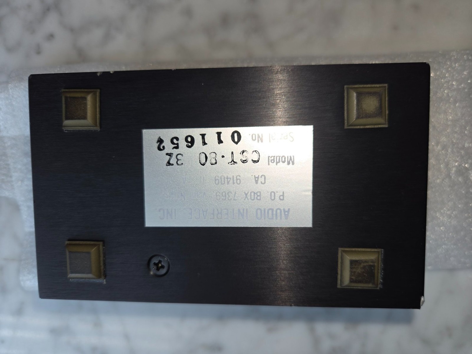 ​Audio Interface CST-80 Step-Up Transformer 3-ohm version low impedance carts
