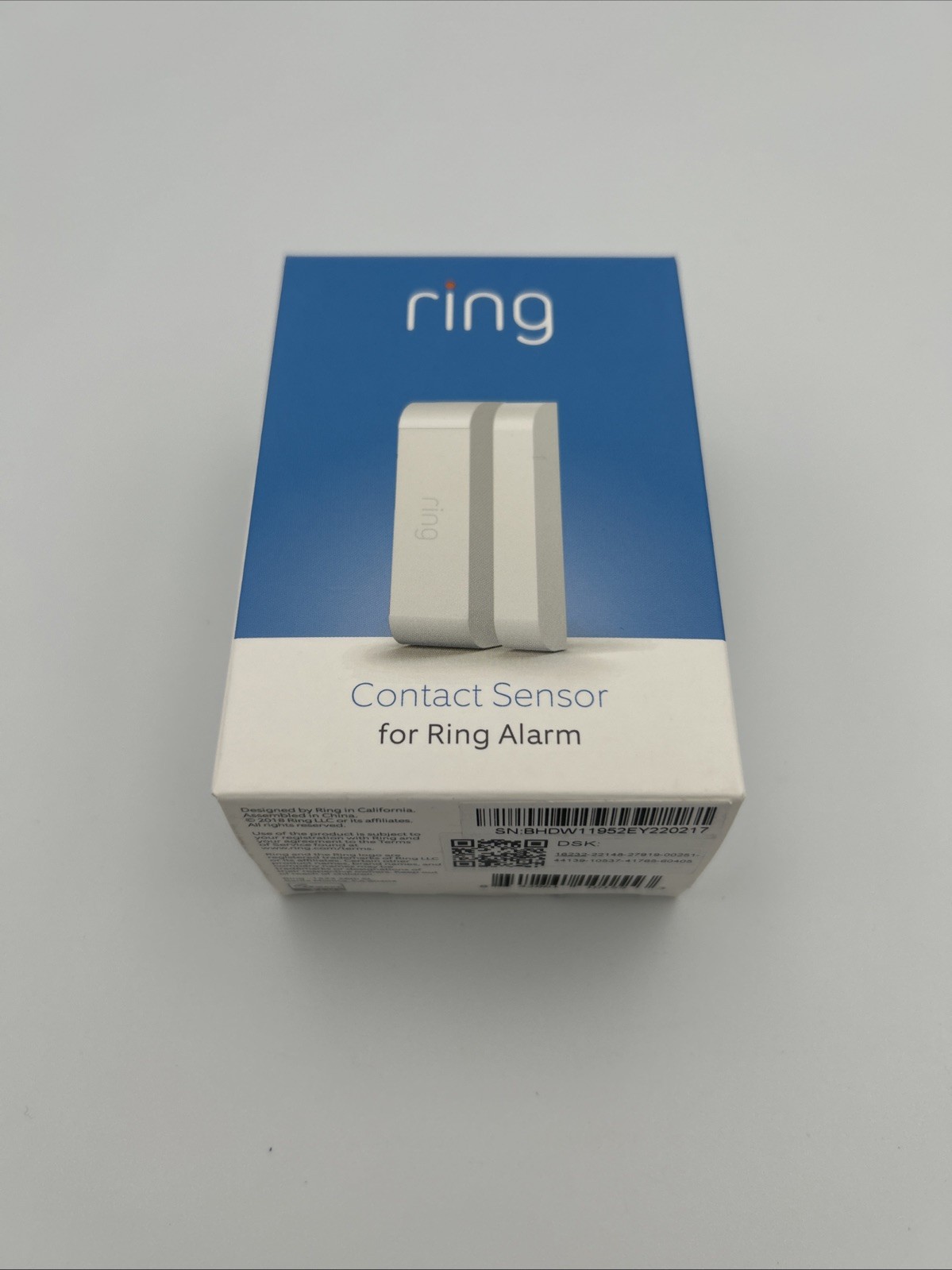 Ring Alarm Contact Sensor Door Window Alert White Wireless